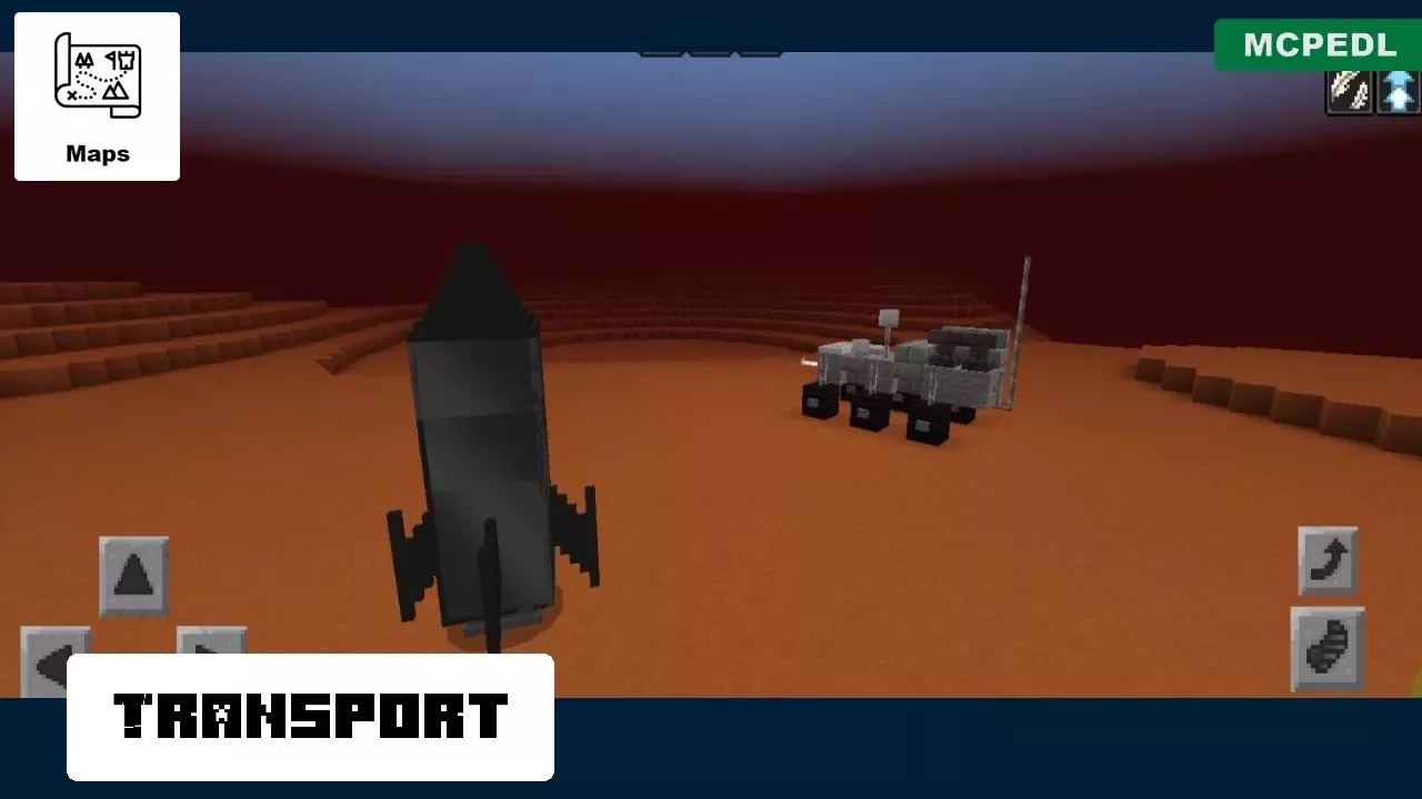 Transport from Mars Map for Minecraft PE