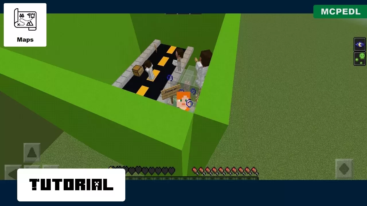 Tutorial from One Hearth Map for Minecraft PE