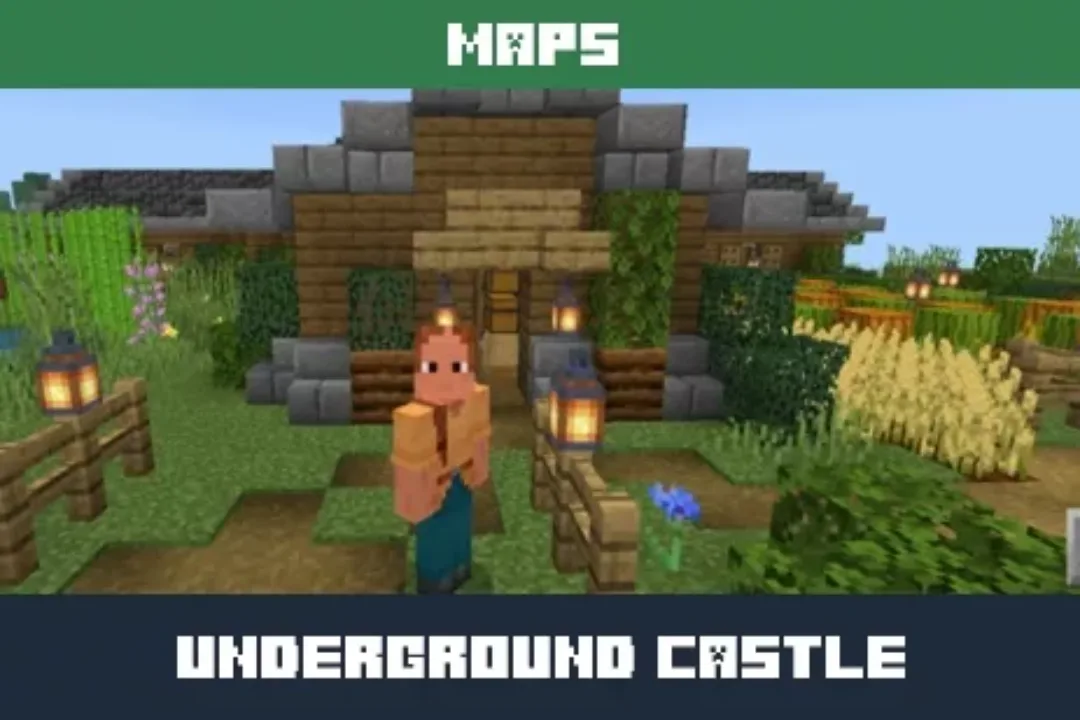 Underground Castle Map for Minecraft PE
