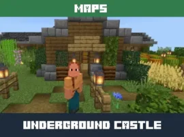 Underground Castle Map for Minecraft PE