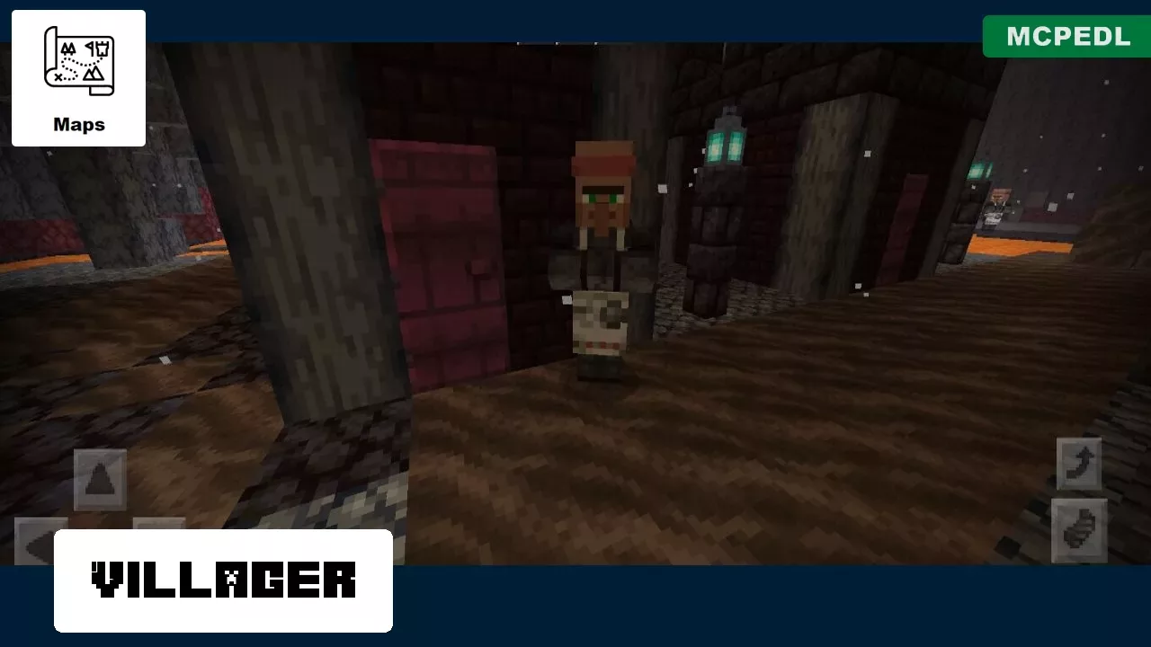 Villager from Nether Village Map for Minecraft PE
