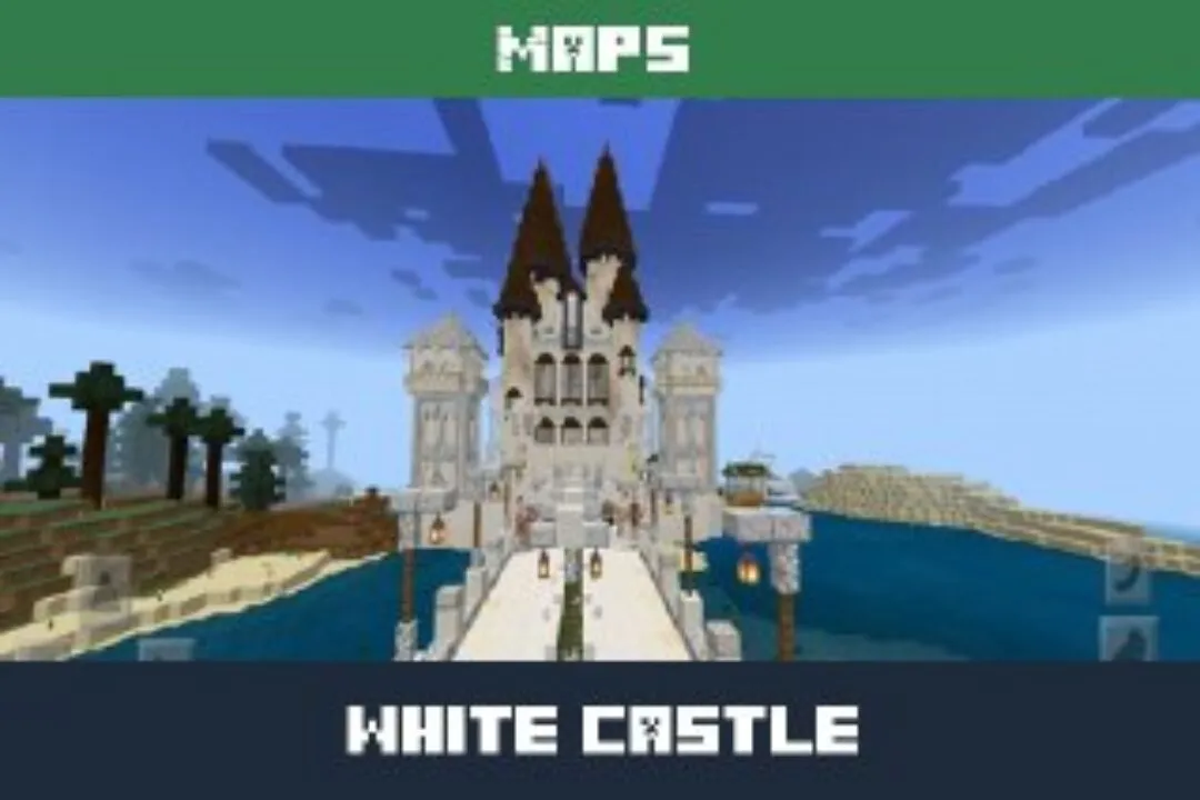 White Castle Map for Minecraft PE