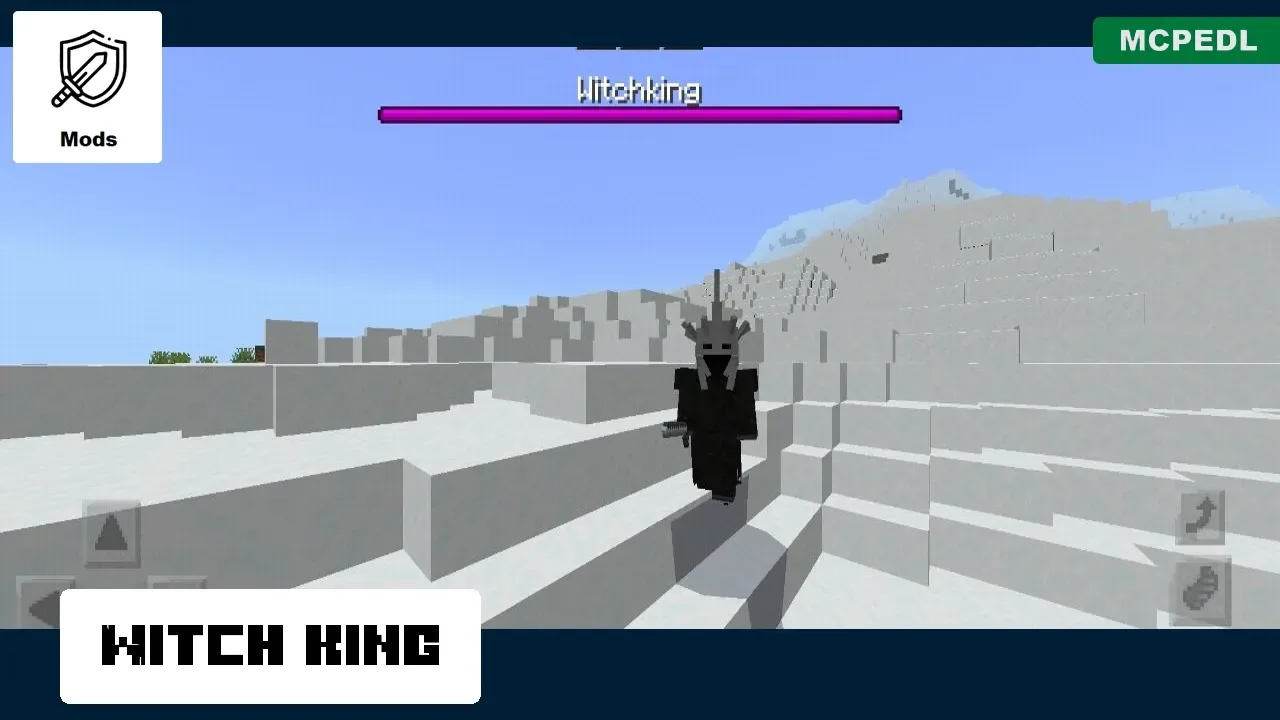 Witch King from Lord of Rings Mod for Minecraft PE