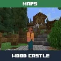 Wood Castle Map for Minecraft PE