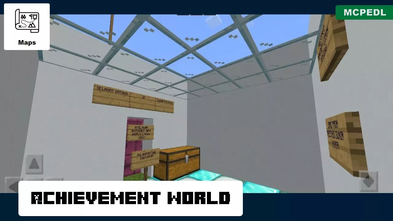World from Achievement Survival Map for Minecraft PE