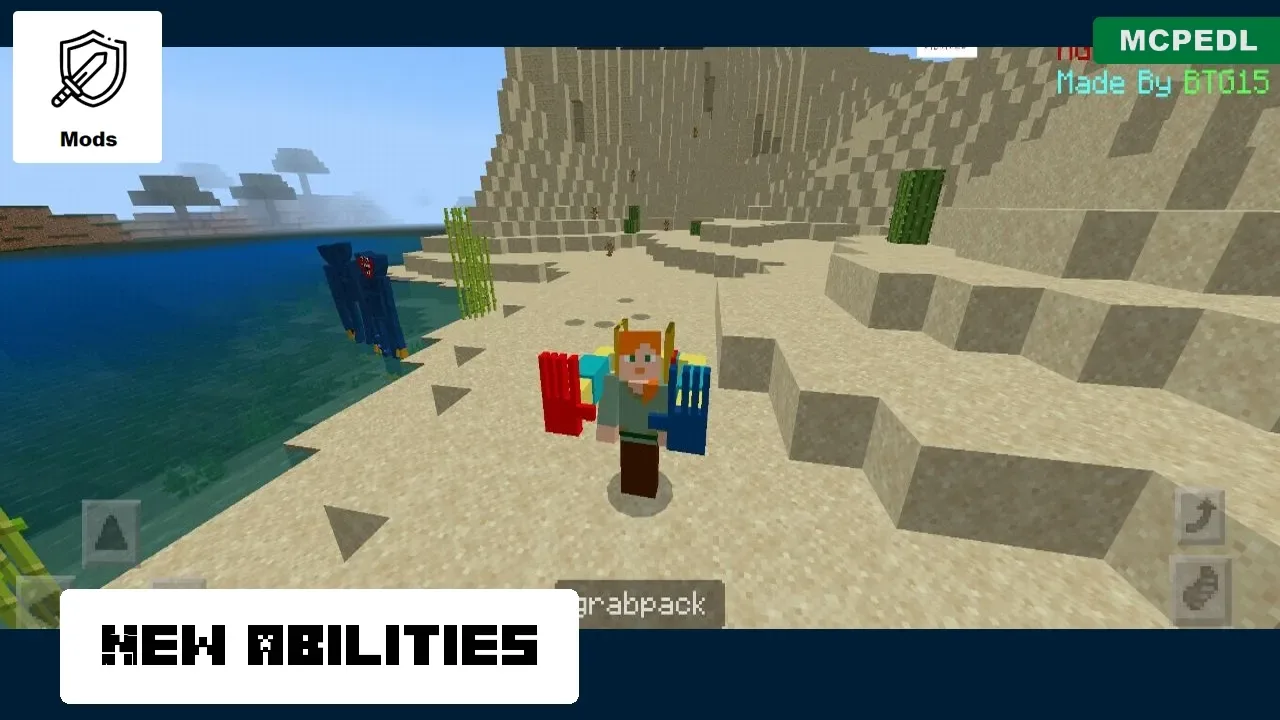 Abilities from Poppy Playtime 2 Mod for Minecraft PE