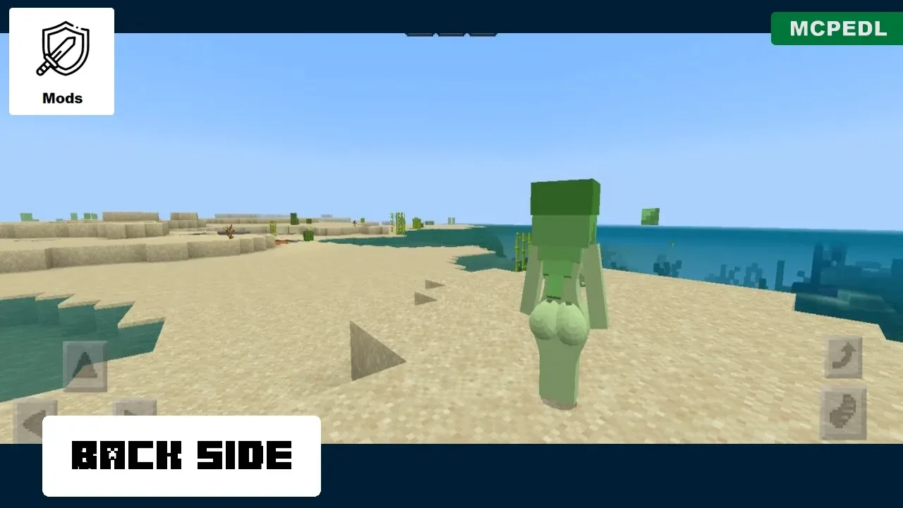 Back from Slime Girl Mod for Minecraft PE