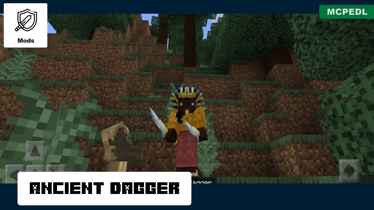 Dagger from Mummy Boss Mod for Minecraft PE