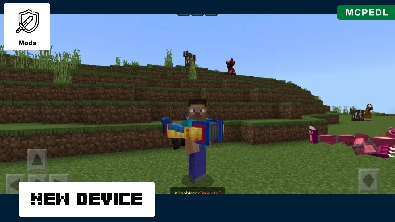 Device from Poppy Playtime 3 Mod for Minecraft PE