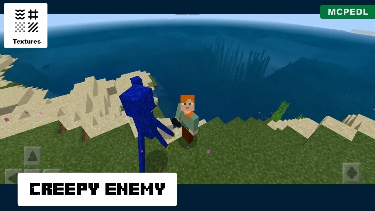 Enemy from Poppy Playtime Texture Pack for Minecraft PE