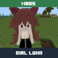 Girl Luna Mod for Minecraft PE