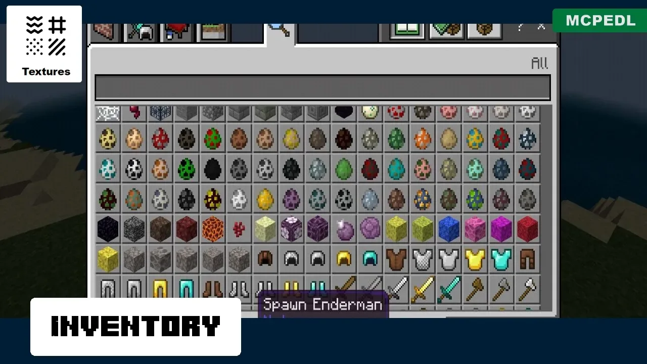 Inventory from Poppy Playtime Texture Pack for Minecraft PE