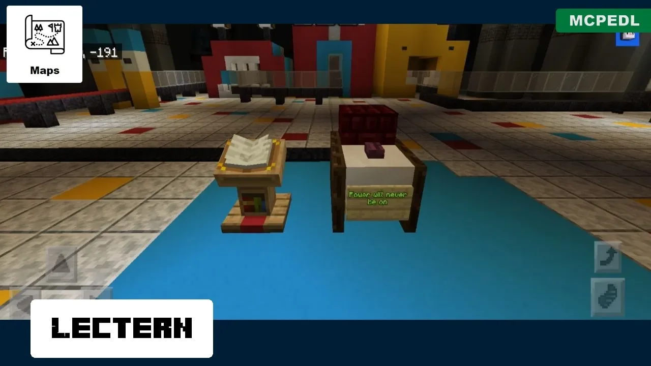 Lectern from Poppy Playtime 2 Map for Minecraft PE