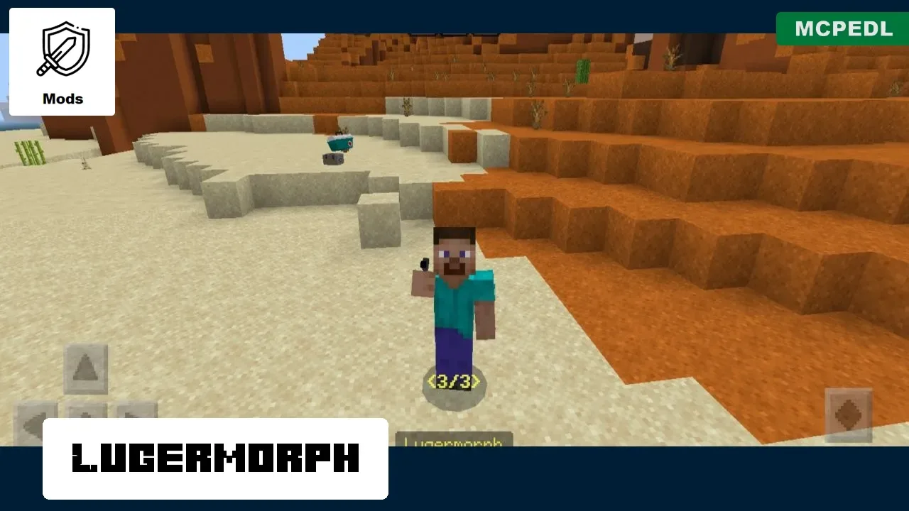 Lugermorph from TF 2 Stuff Mod for Minecraft PE