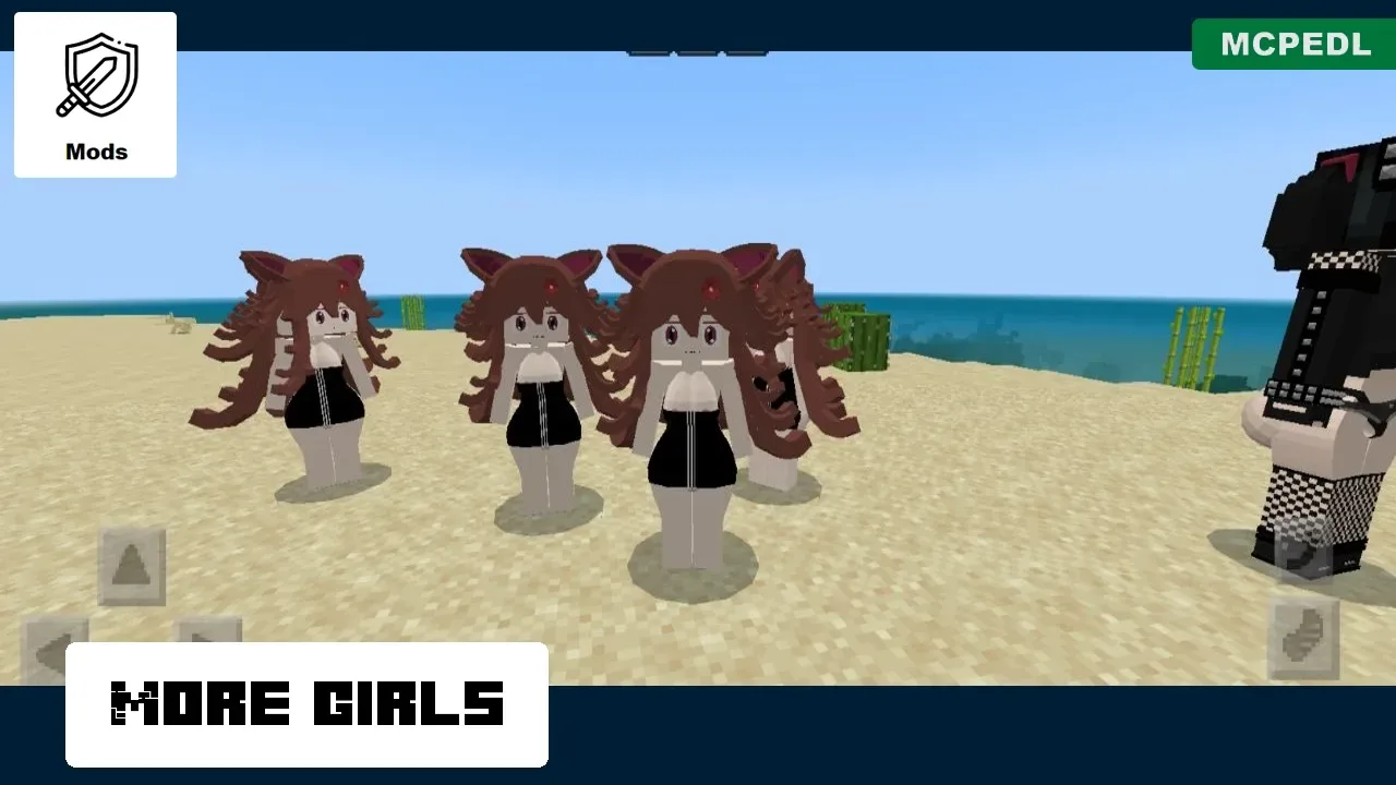 More Girls from Girl Luna Mod for Minecraft PE