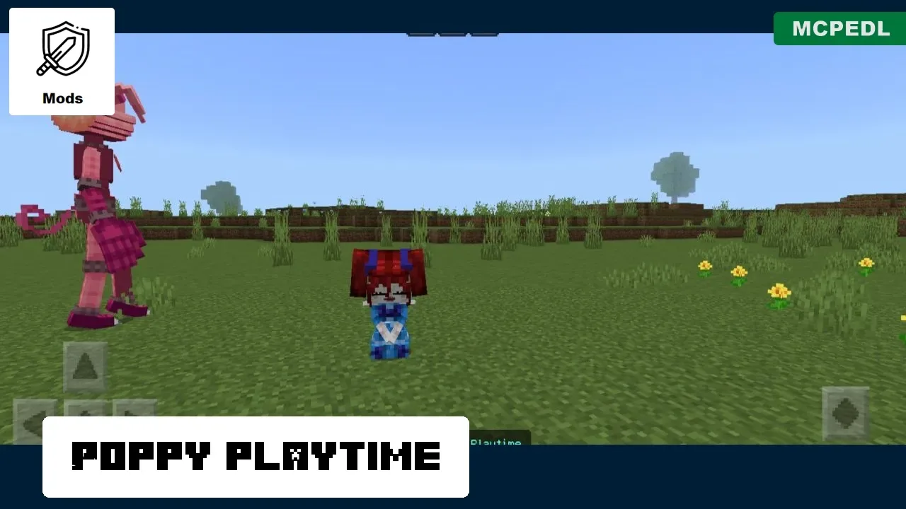 Poppy Doll from Poppy Playtime 3 Mod for Minecraft PE