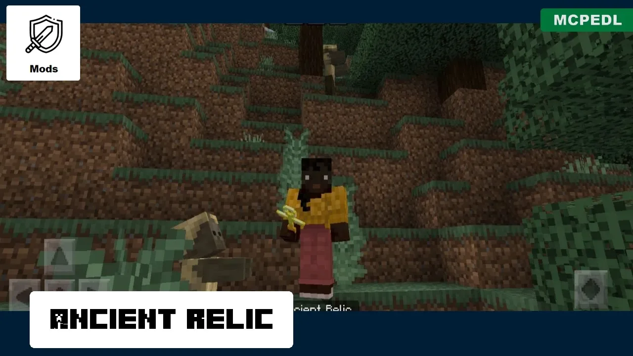 Relic from Mummy Boss Mod for Minecraft PE