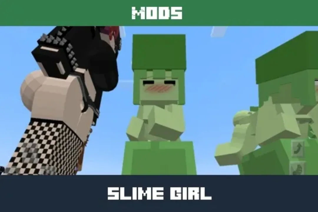 Slime Girl Mod for Minecraft PE