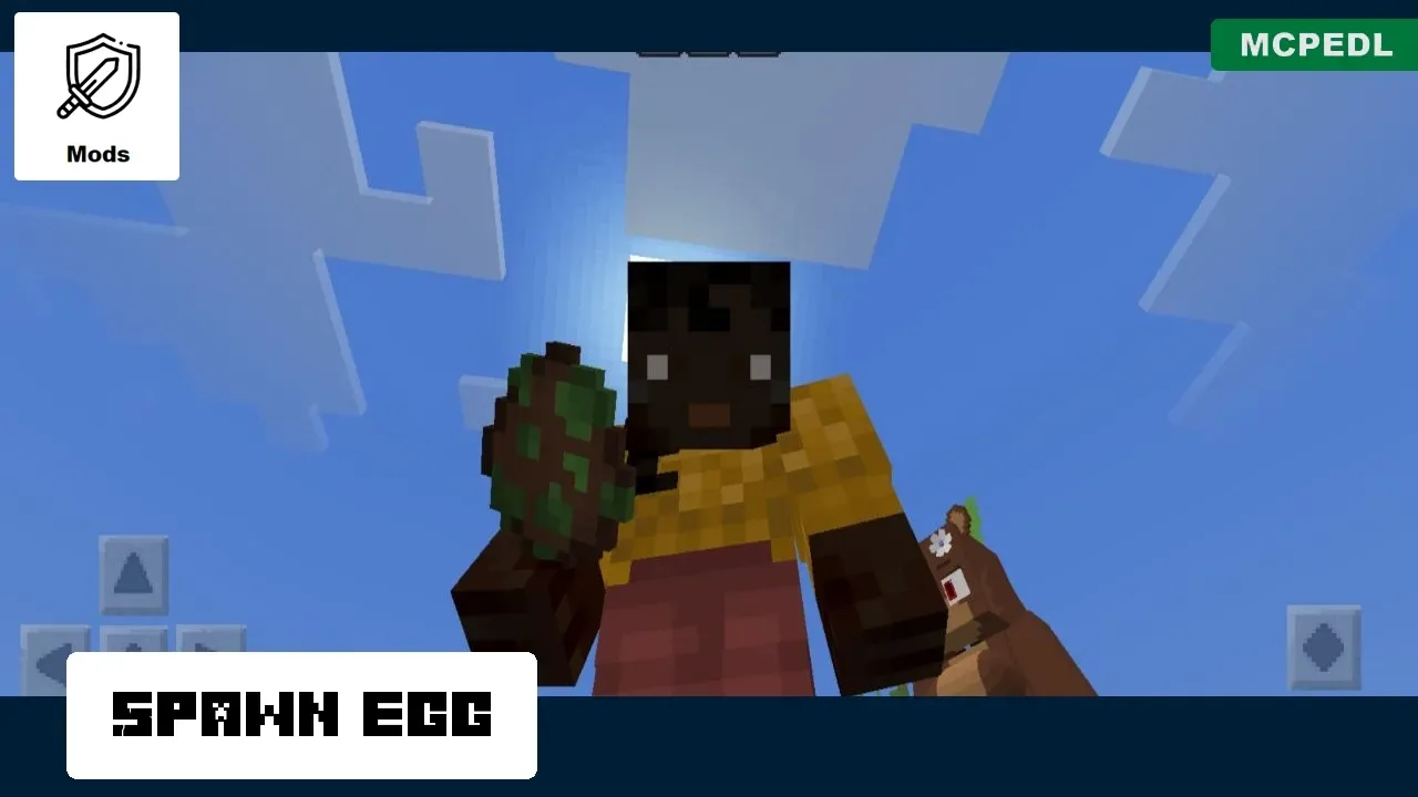 Spawn Egg from Girl Bia Mod for Minecraft PE