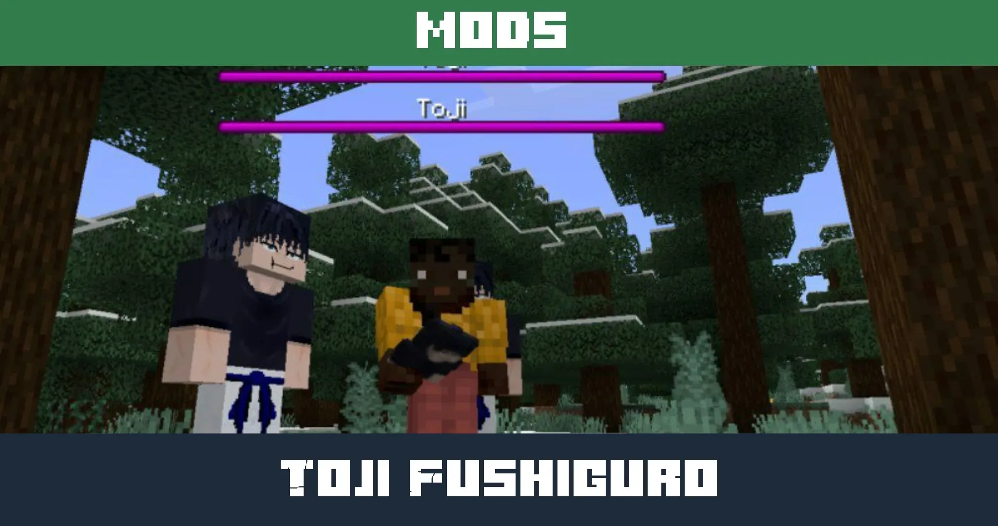 Toji Fushiguro Mod for Minecraft PE