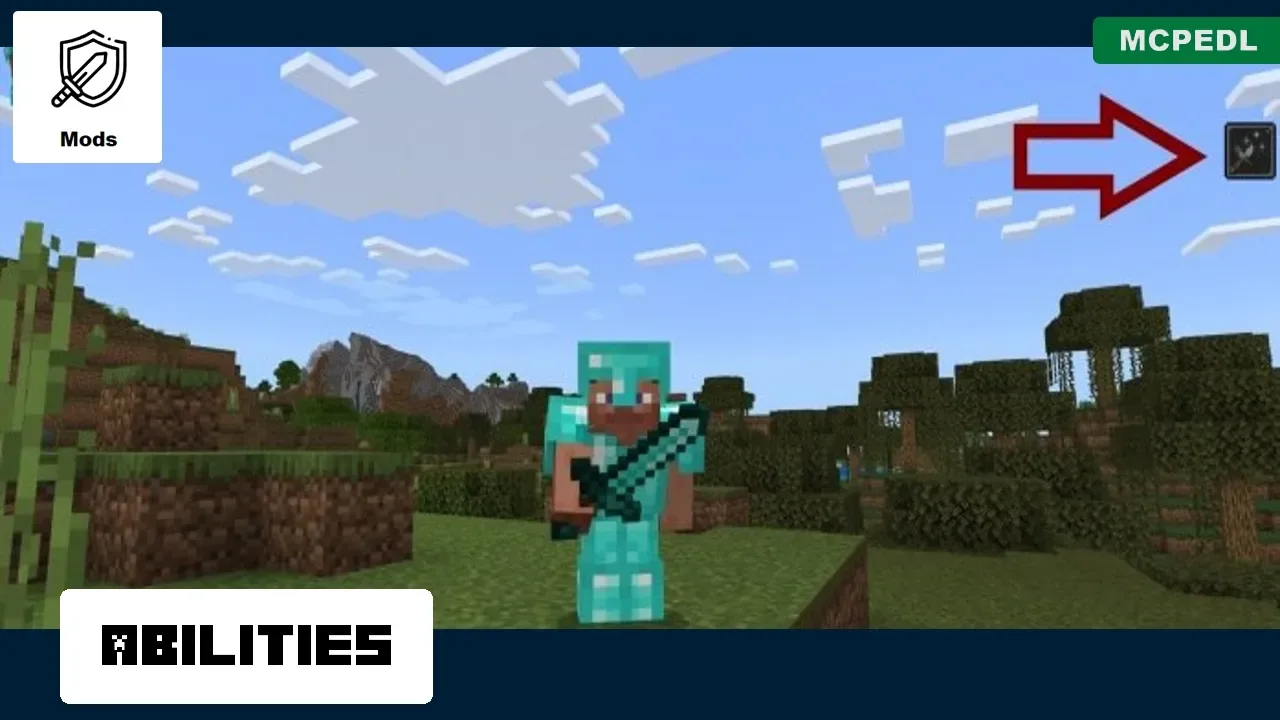 Abilities from Sword Blocking Mod for Minecraft PE
