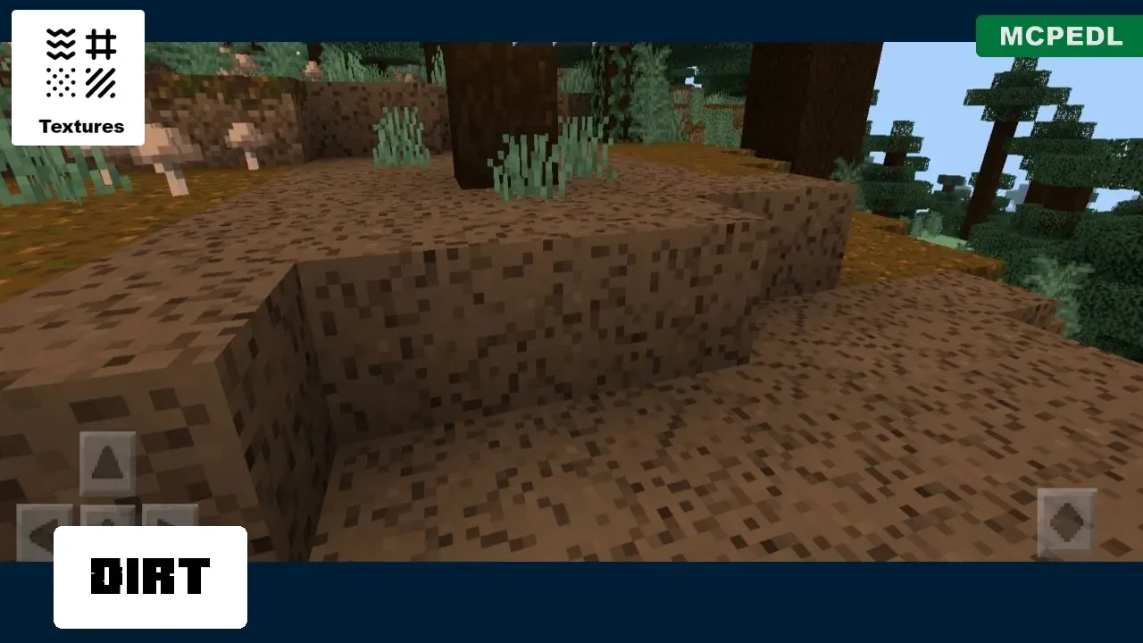 Dirt from Teos 4 x 4 Texture Pack for Minecraft PE