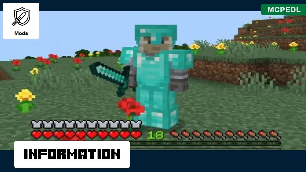 Information from Sword Blocking Mod for Minecraft PE