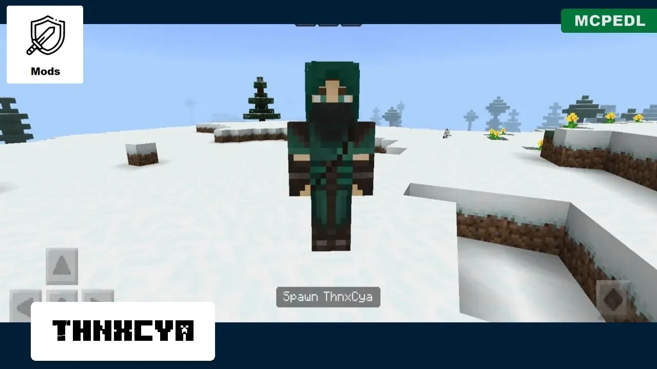 Thnxcya from YouTuber Mod for Minecraft PE
